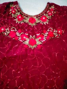 Punjabi Pant Plazo Suit With Duppta