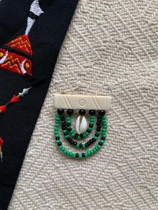 Bohemian Beaded Pendant clip for coat