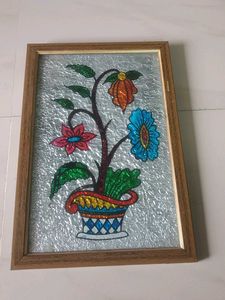 Vibrant Framed Floral Artwork