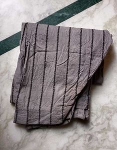 Grey Striped Patiala salwar Pants