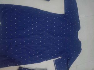 Blue Printed 2 kurta set combo