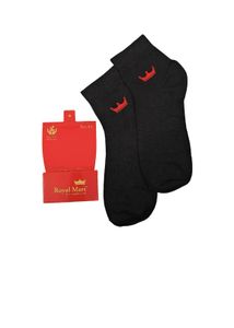 NEW - Royal Mart Black Crown Socks