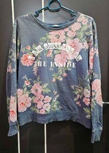 Floral Print Sweatshirt