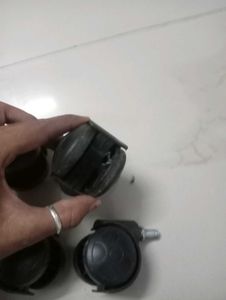 Set of 4 Black Swivel Casters wheel