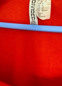 Tomato Red Cropped T-Shirt