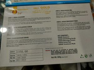 2 Professional 3+ Diamond &amp; Gold Facial Kits