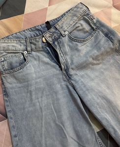 Light Wash Wide Leg Jeans