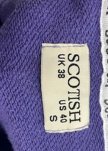 Lavender &amp;white Sweatshirt