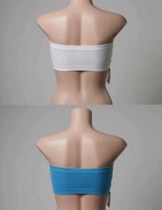 Tube Bra - Blue &amp; White