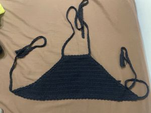 Crochet Halter Neck, Backless.