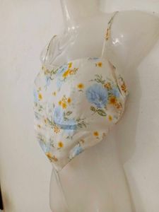 Floral Print Bandana Top