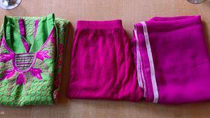"Embroidered Kurta Set - Vibrant Colors"
