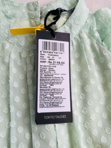 Tokyo Talkies Mint Green Mini Dress