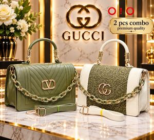 Designer Handbag Combo - 2 Pcs