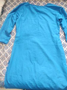Blue Colour Kurta L Size