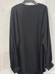 Elegant Black Button-Up Blouse