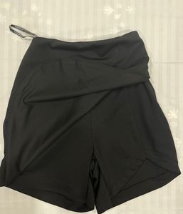 Chic Black Skort
