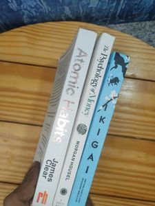 Ikigai Hardcover, Atomic Habits And Psychology Of Money