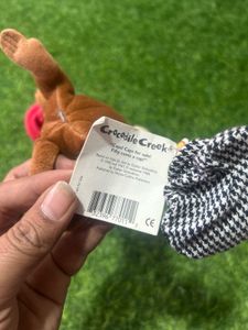 CROCODILE CREEK PLUSH 5" MONKEY WITH HATS "CAPS