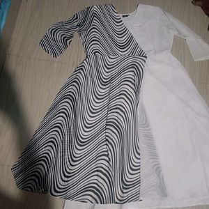 Unique Black & White Dress