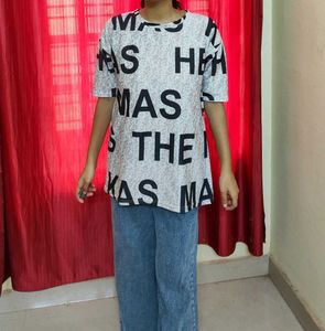 Oversized Graphic Print T-Shirt