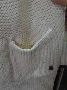 Long Woollen Shrug With Croatia Work