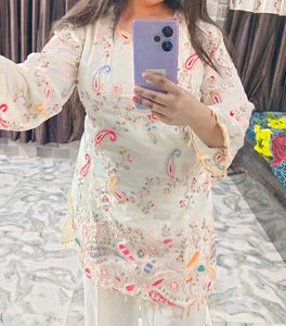 Elegant Embroidered Kurta Set