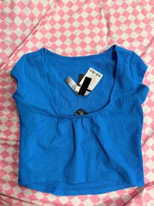 Max blue co ord set ( pants and top) swipe imag