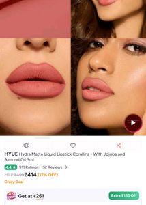HYUE Liquid Lipstick - Pink