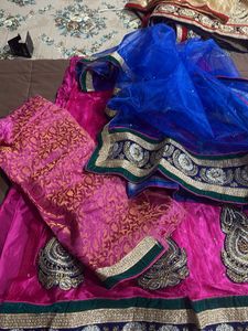 unstitched lengha choli