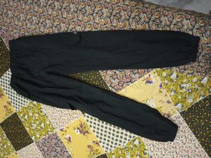 Black Cargo Jogger Pants