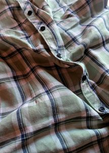 Trendy Plaid Button-Up Shirt