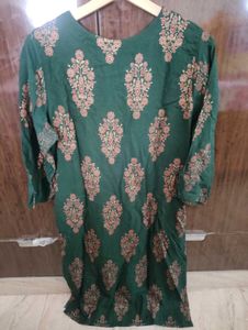 Beautiful Emerald Green Kurta