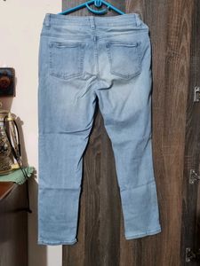 Light Blue Ripped Denim Jeans