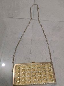 Golden Color Sling Bag