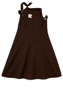 Chic coffee brown dress with top COMBO