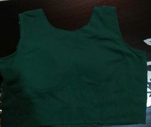 Embellished Emerald Green Blouse