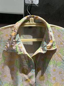 Floral Print Button-Up Shirt