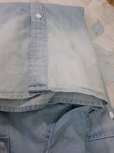 Men's Light Blue Denim Shirt