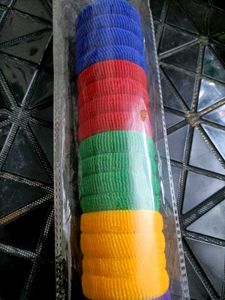 24 Colorful Hair Ties - Pack of Elastic Bands