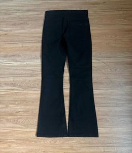 Men's Black Flare Jeans