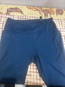Dark Blue &amp; purple gym leggings combo of 2