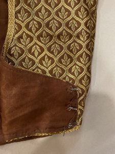 Elegant Gold Embroidered Blouse