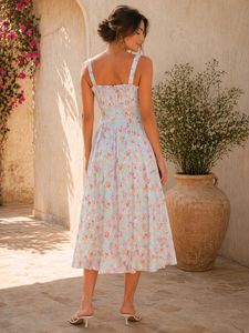 Floral Print Midi Dress