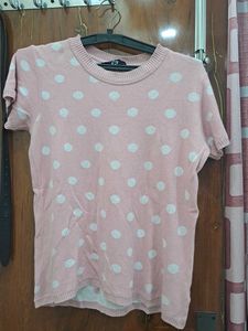Pink Knit Top