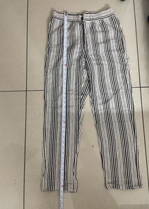 Cotton Striped Pants