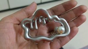 Unique Drip Effect Hair Claw Clip Grey color