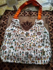 Unique Tribal Print Sling Bag with Bow