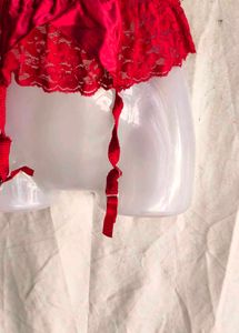 Lace Trimmed Garter Belt