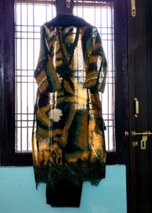 Brand New Pakistani Green & Mustard Kurta Set